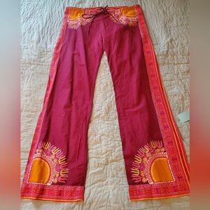 Vintage Lucky Brand Sun print Boho Lounge Pajama pants Size S